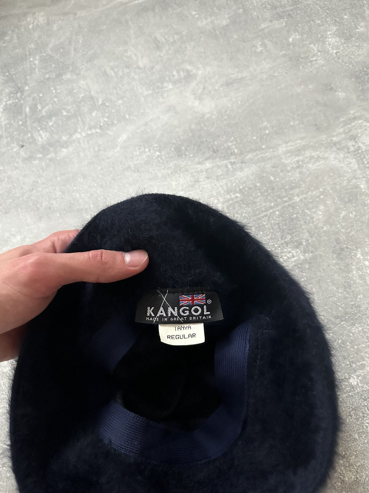 Kangol × Vintage Men's Kangol Navy Lahinch Furgora Bucket Hat Size ONE SIZE - 7 Thumbnail