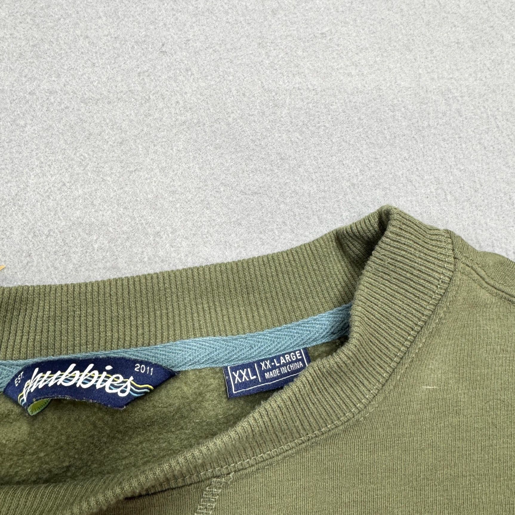 Chubbies Chubbies Sweatshirt Mens 2XL Green Graphic Print Crewneck Fleece WKND REC Animals Logo Pullover Shirt Size US XXL / EU 58 / 5 - 5 Thumbnail