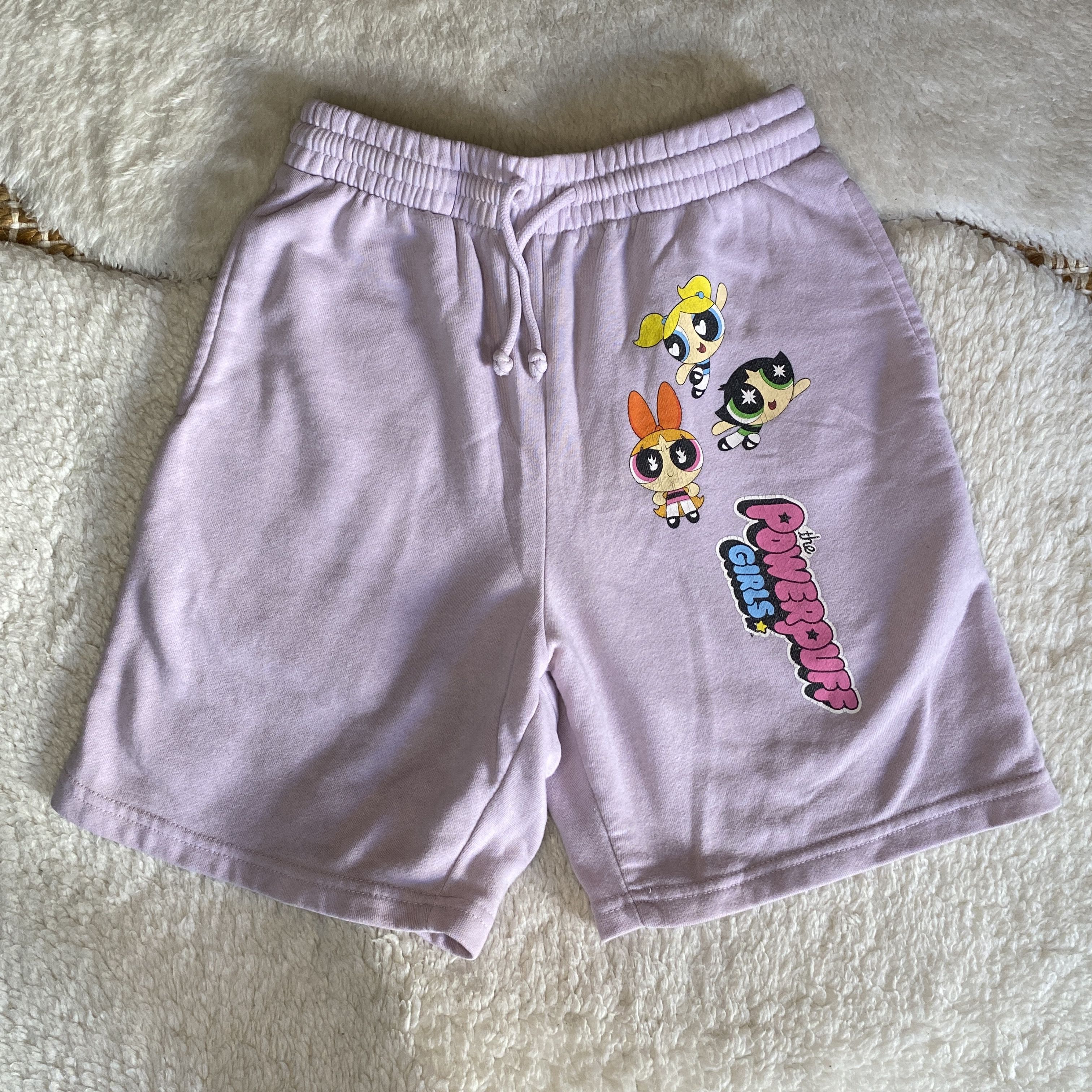 Other Powerpuff Girls Lilac Fleece Shorts - Small Size 27" / US 4 / IT 40 - 9 Thumbnail