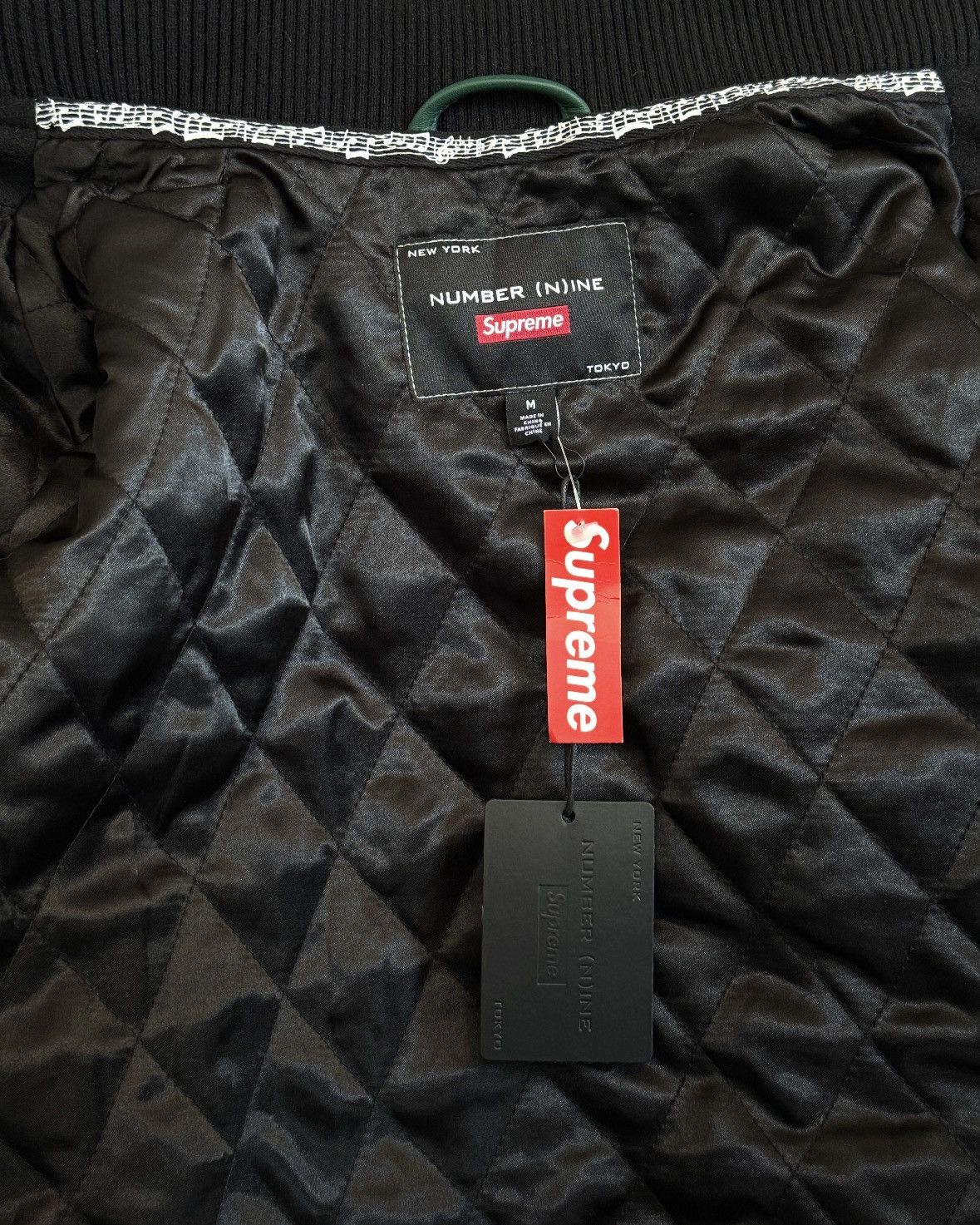 Number (N)ine × Supreme Supreme Number (N)ine Mickey Mouse Varsity Jacket AW25 Size US L / EU 52-54 / 3 - 7 Thumbnail