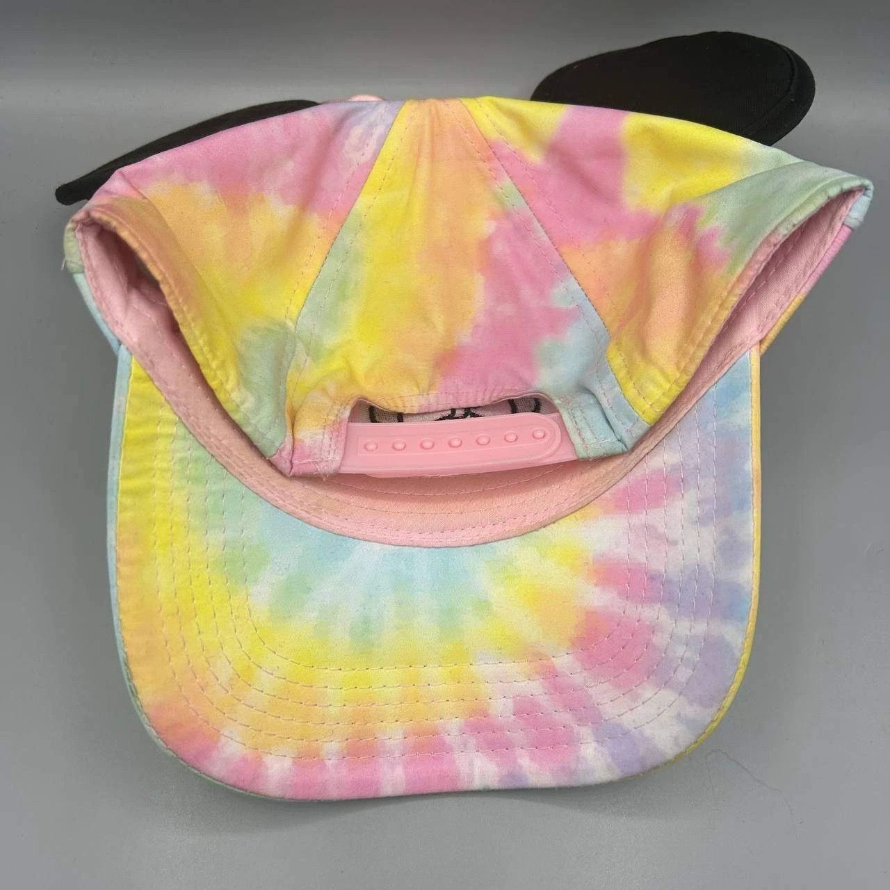 Disney Minnie Mouse Hat Women Sassy Bow Tie Dye Snap Back Cap Size ONE SIZE - 4 Thumbnail