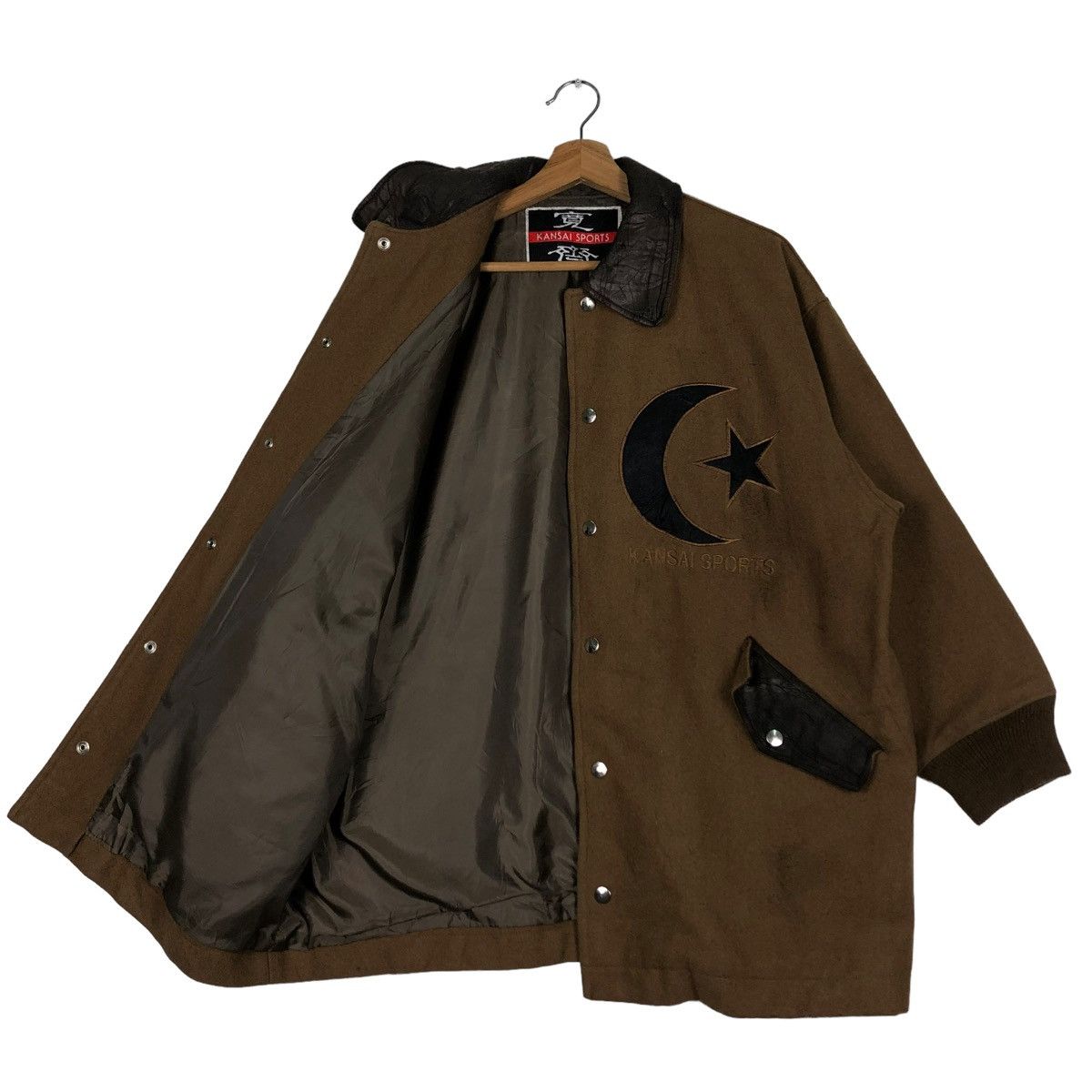 Kansai Yamamoto 🔥Rare Vintage Wool Jacket Kansai Sports Japan Big Logo Size US M / EU 48-50 / 2 - 9 Thumbnail
