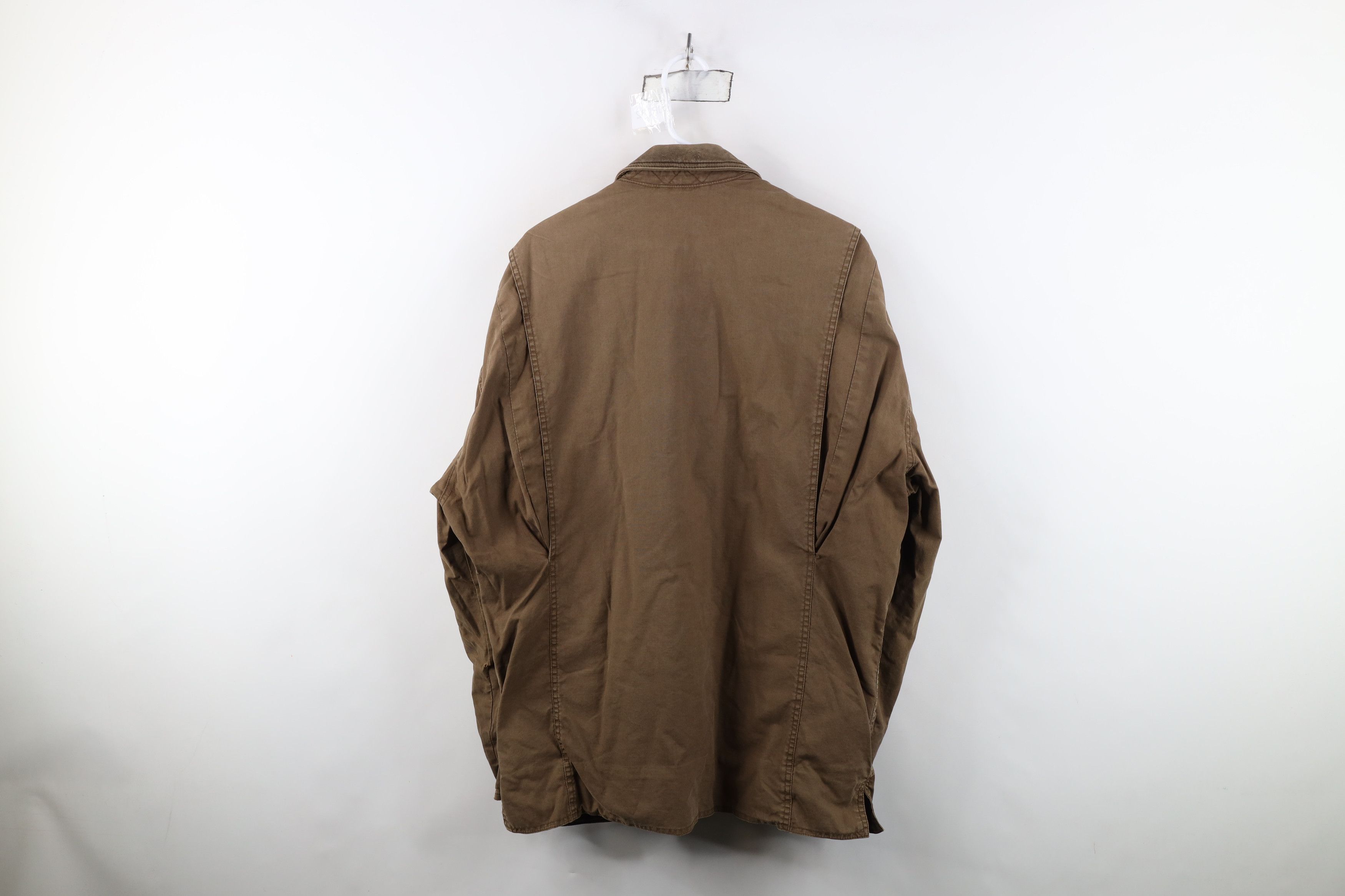 Banana Republic Vintage 90s Banana Republic Leather Collar Chore Jacket Size US S / EU 44-46 / 1 - 15 Thumbnail