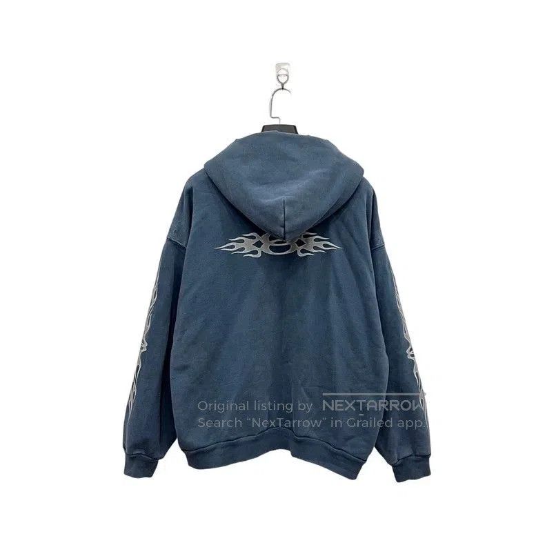 Balenciaga Balenciaga Blue Flame Zip. Size US L / EU 52-54 / 3 - 3 Thumbnail
