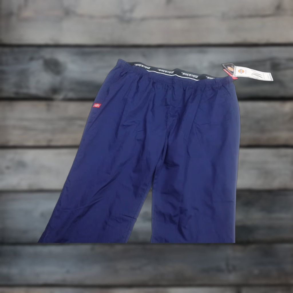 Dickies Dickies Flare Leg Scrubs Women 2X Blue Elastic Waist Work Sweatpants NWT Size 40" / US 18 - 1 Thumbnail