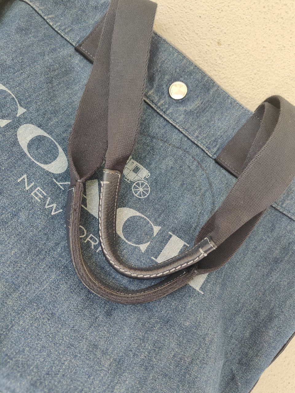 Coach Coach Denim Tote Bag Size ONE SIZE - 8 Thumbnail