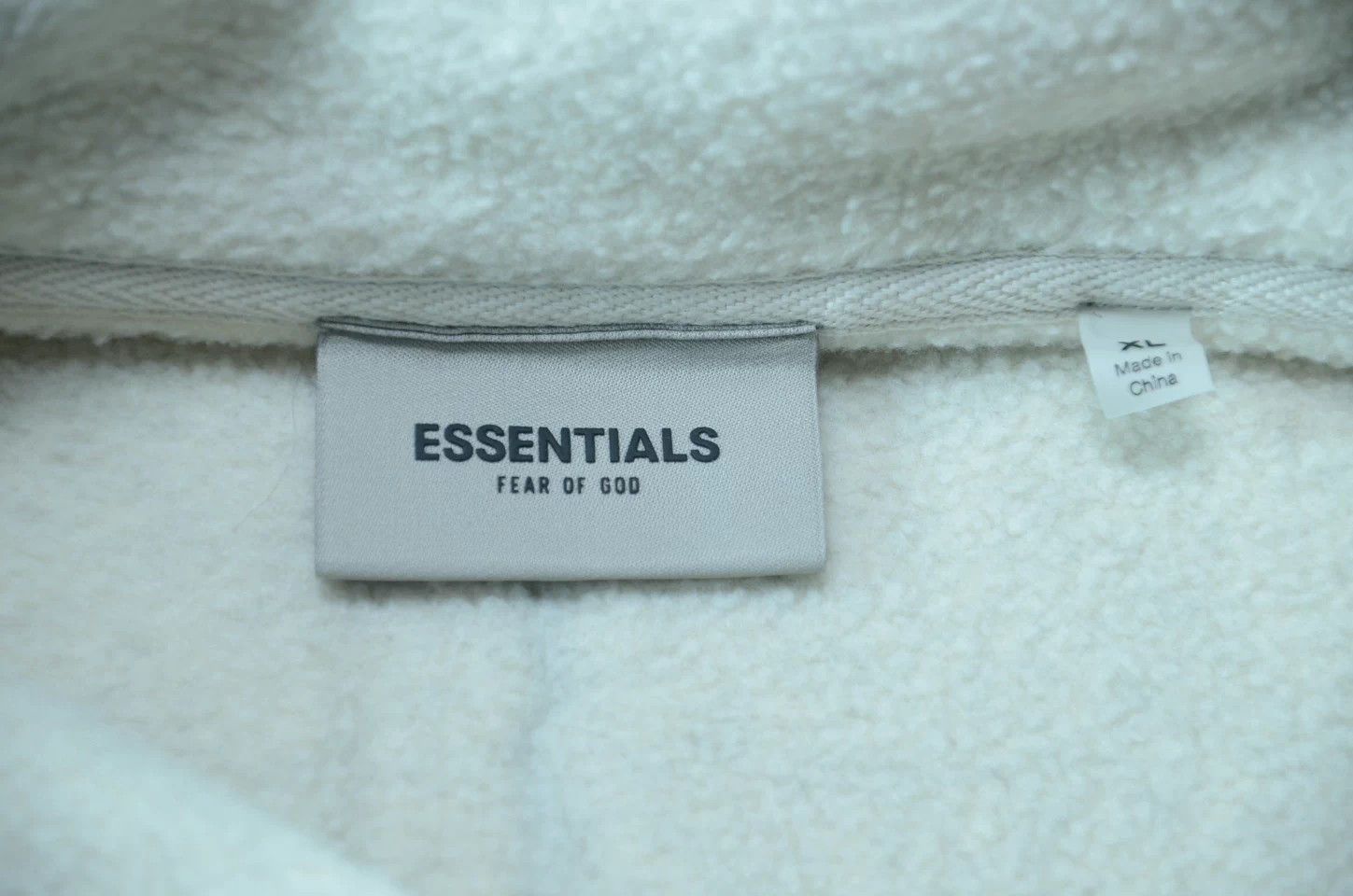 Fear of God FOG Essentials High Neck Half-Zip Oatmeal Fleece Sweatshirt Size US XL / EU 56 / 4 - 7 Thumbnail