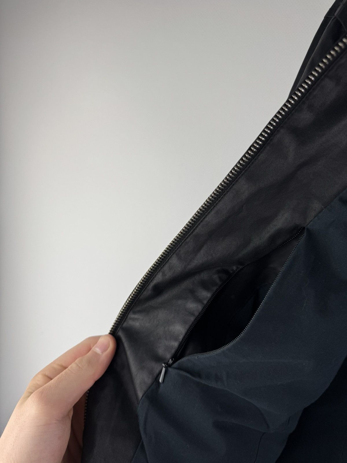 Armani Exchange Vintage 00s Armani Exchange Leather Jacket Balck Size US M / EU 48-50 / 2 - 10 Thumbnail