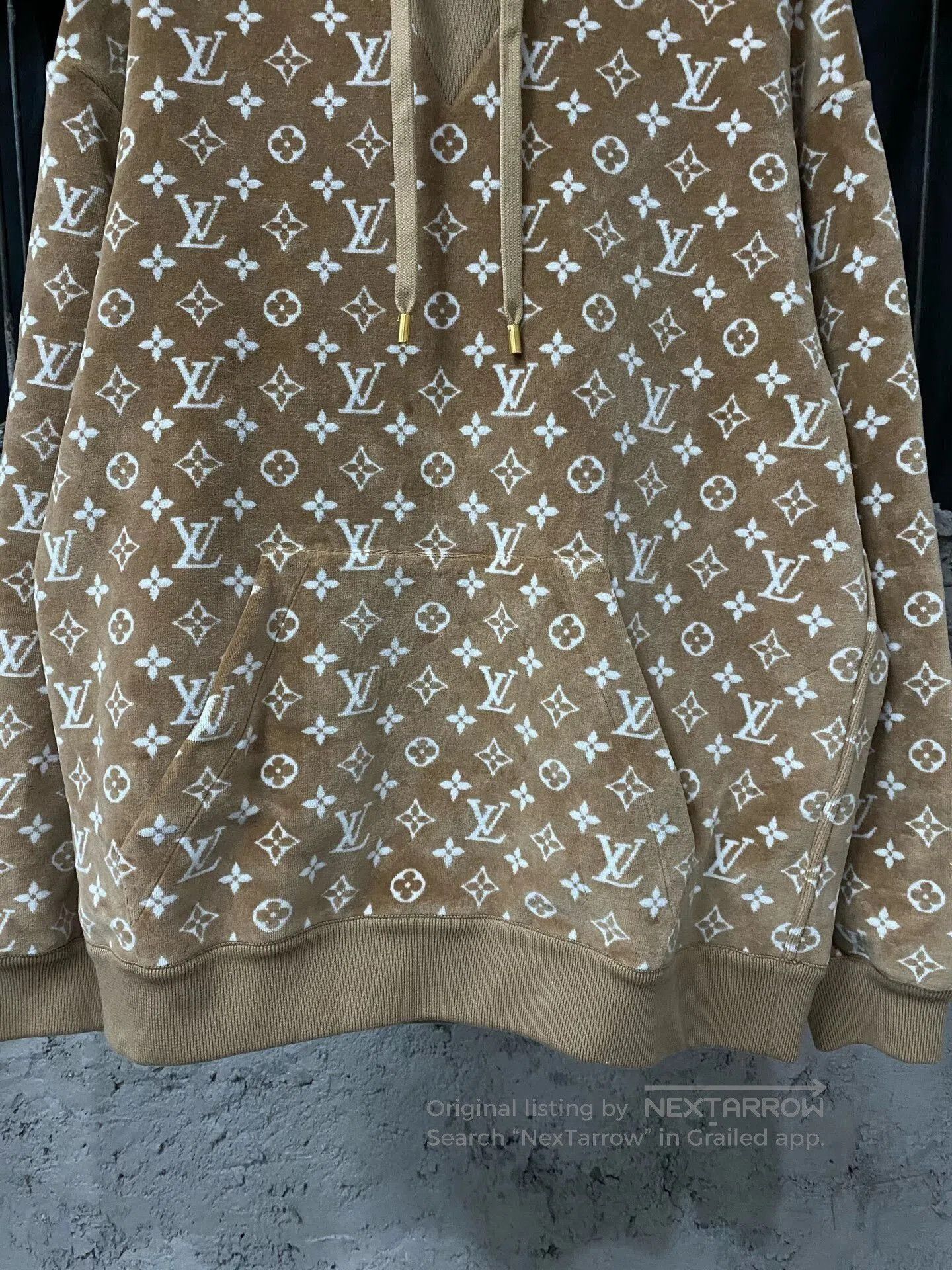 Louis Vuitton louis vuitton velvet logo hoodie. Size S / US 4 / IT 40 - 4 Thumbnail
