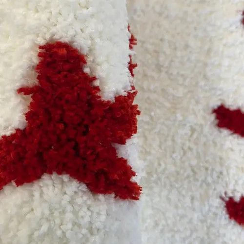 Designer Baseball Stitch Tufted Rug Size ONE SIZE - 3 Thumbnail