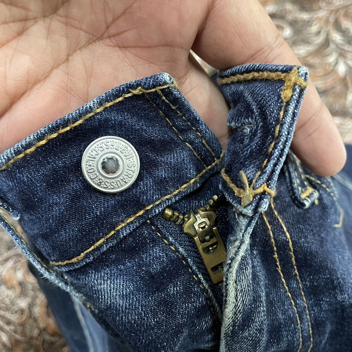 Levi's Vintage Clothing 🔥Vintage Levis 514 Stoned Washed Distress Denim Jeans Size US 32 / EU 48 - 10 Thumbnail