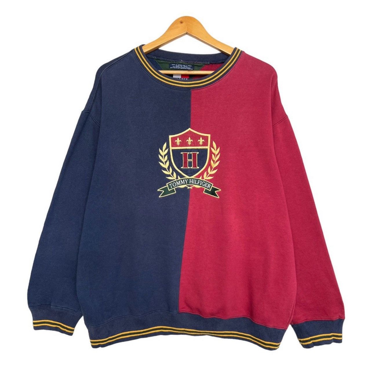 Tommy Hilfiger Pick 💥💥 Vintage 90s Tommy Hilfiger Baggy Boxy Sweatshirt Size US XL / EU 56 / 4 - 1 Thumbnail