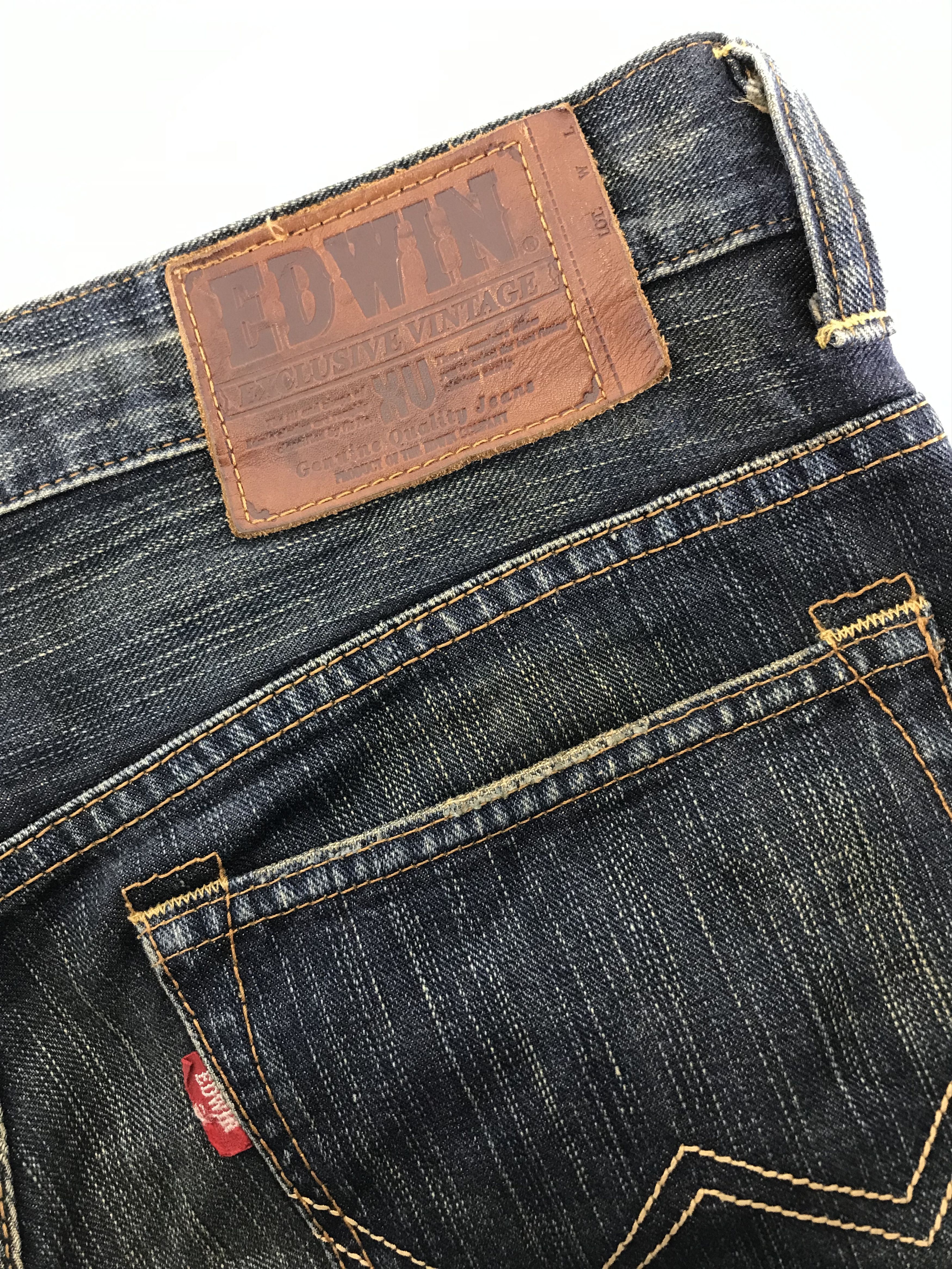 Edwin Vintage Edwin XV Blue Wash Jeans Size US 33 - 12 Thumbnail