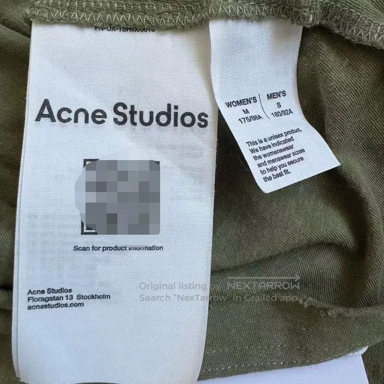 Acne Studios Acne Studios 1996 Avocado Green Long Sleeve T-Shirt with C Size US M / EU 48-50 / 2 - 4 Thumbnail