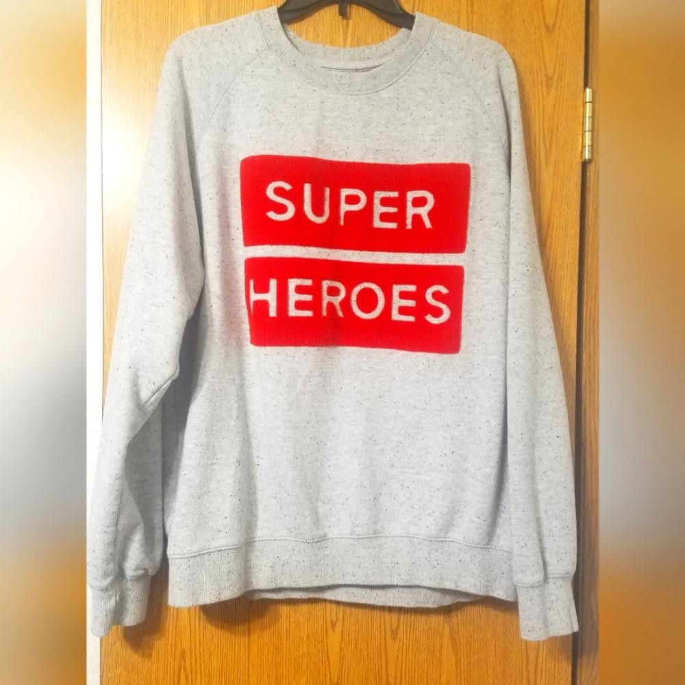 Marvel Comics Marvel Gray and Red Super Heroes Men's Sweatshirt Size XL Size US XL / EU 56 / 4 - 1 Thumbnail