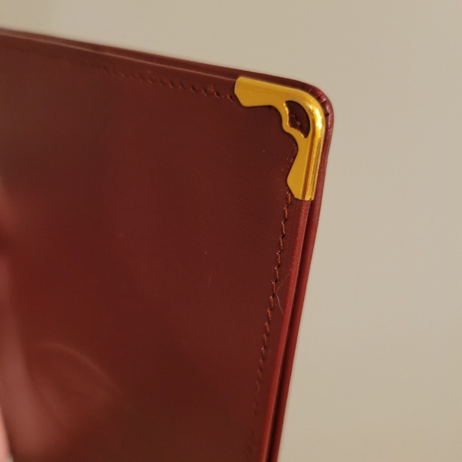Cartier CARTIER Cartier Must De Cartier Leather Wallet Passport Size ONE SIZE - 5 Thumbnail