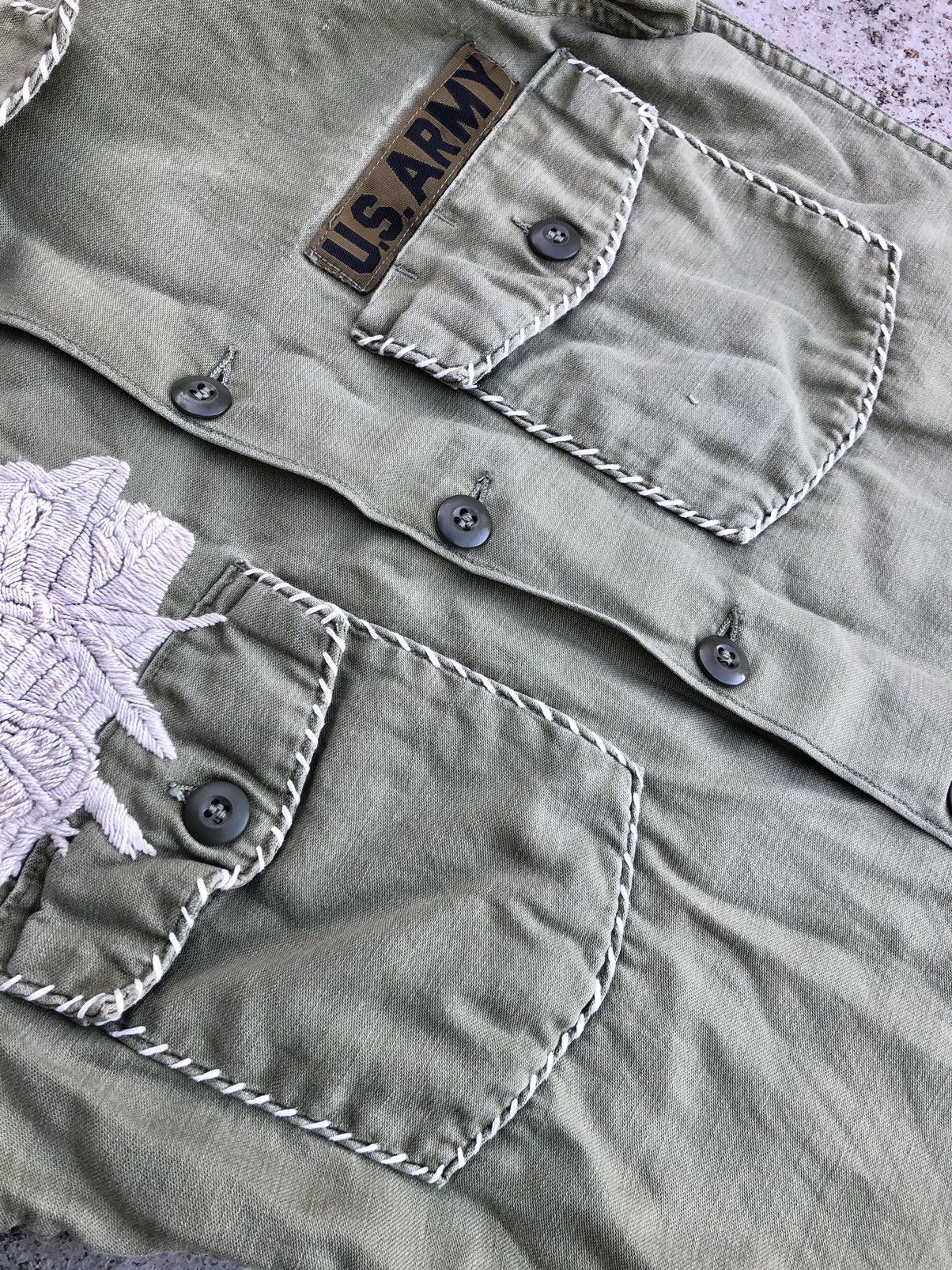 Vintage VINTAGE US ARMY BUTTON UP SHIRT Size US S / EU 44-46 / 1 - 10 Thumbnail