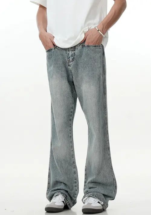 Japanese Brand × Jean Pants American high street retro washed bootcut jeans Size US 32 / EU 48 - 4 Thumbnail