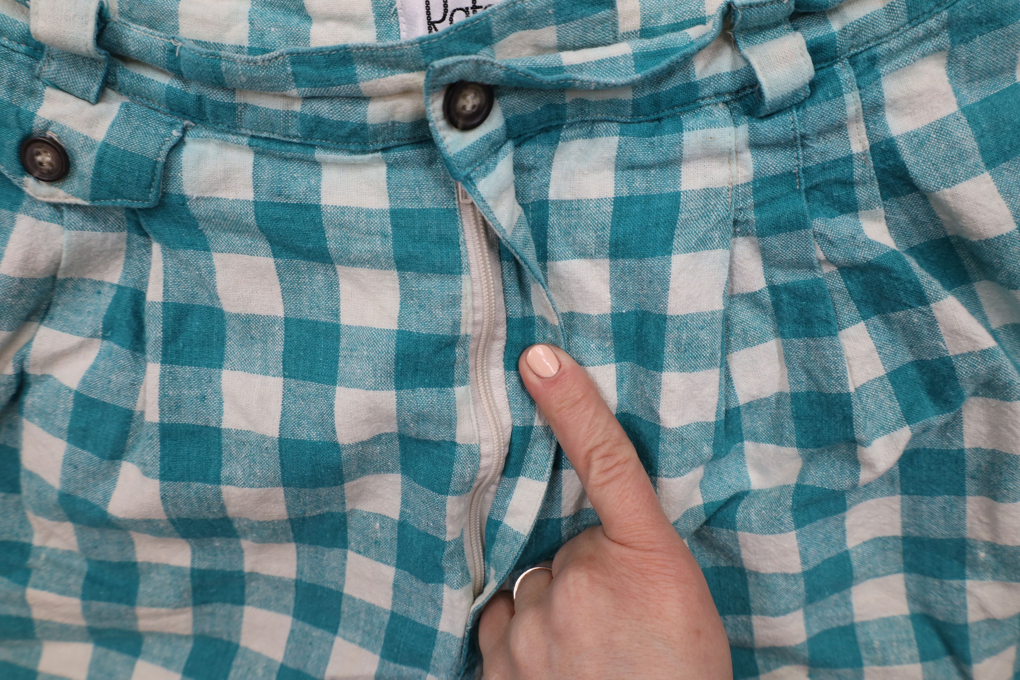 Vintage Vintage 90s Streetwear Pleated Cuffed Bermuda Shorts Plaid Size 32" / US 10 / IT 46 - 5 Thumbnail