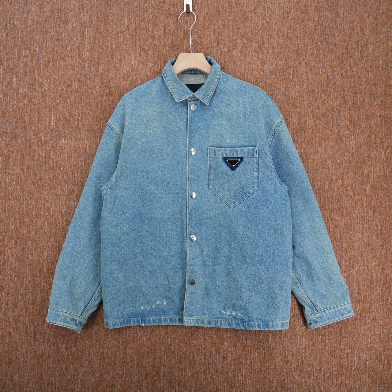 Prada Prada Retro Denim Light Jacket XL Men Size US XL / EU 56 / 4 - 1 Thumbnail