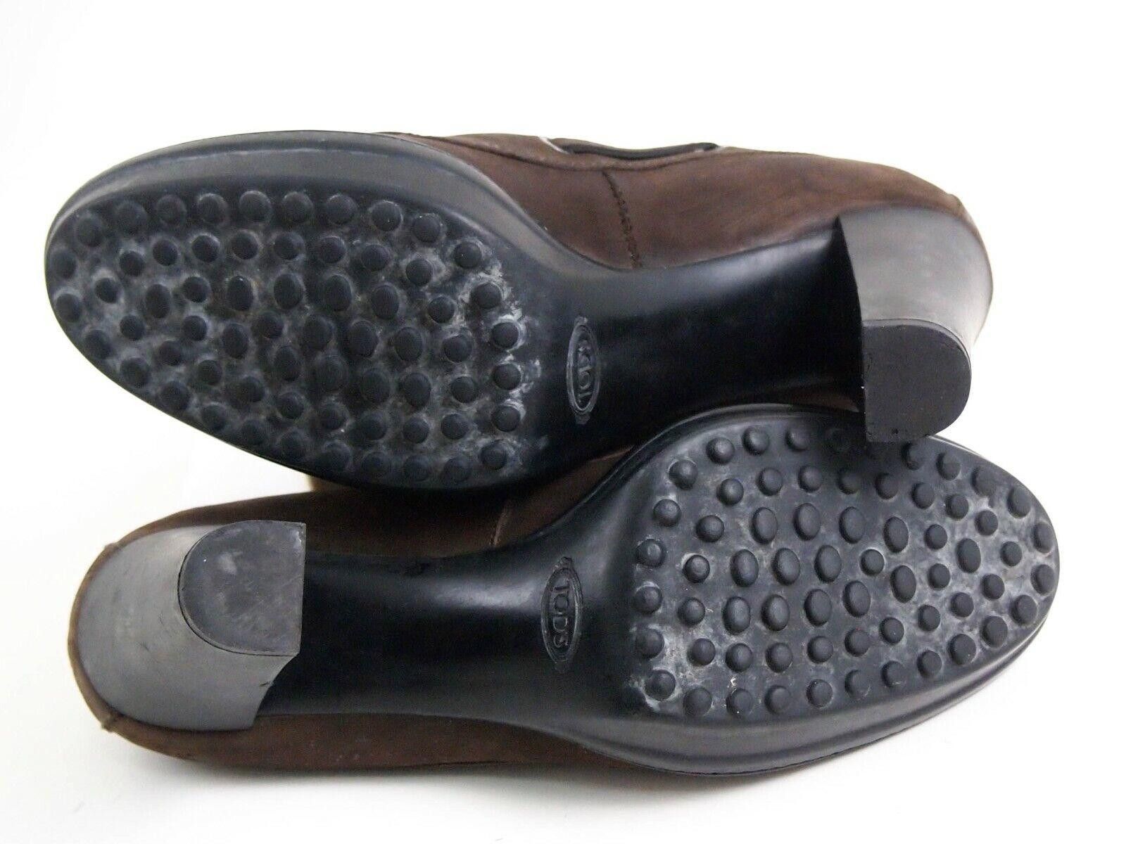 Tod's Tod's Plateau Heels Pumps Brown Suede Womens US 7 EU 37 $580 Size US 7 / IT 37 - 8 Thumbnail
