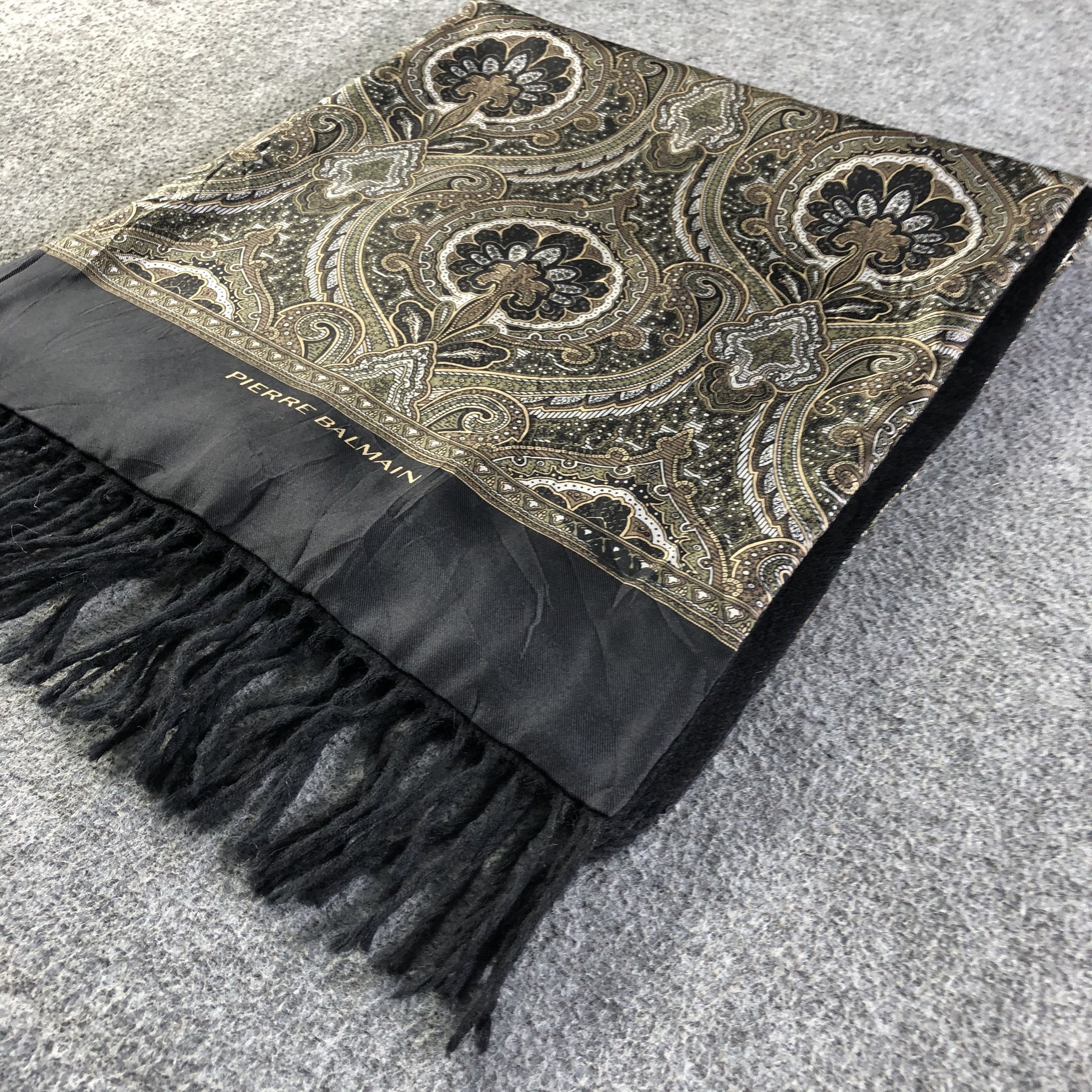 Pierre Balmain Pierre Balmain Paislee Scarf / Muffler / Neckwear P354 Size ONE SIZE - 3 Thumbnail