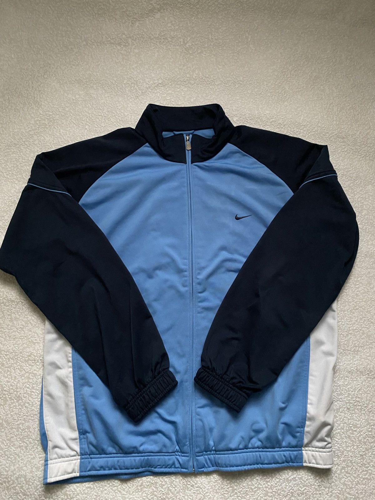 Vintage Nike Track Jacket Large Mens 00s Y2K Full Zip