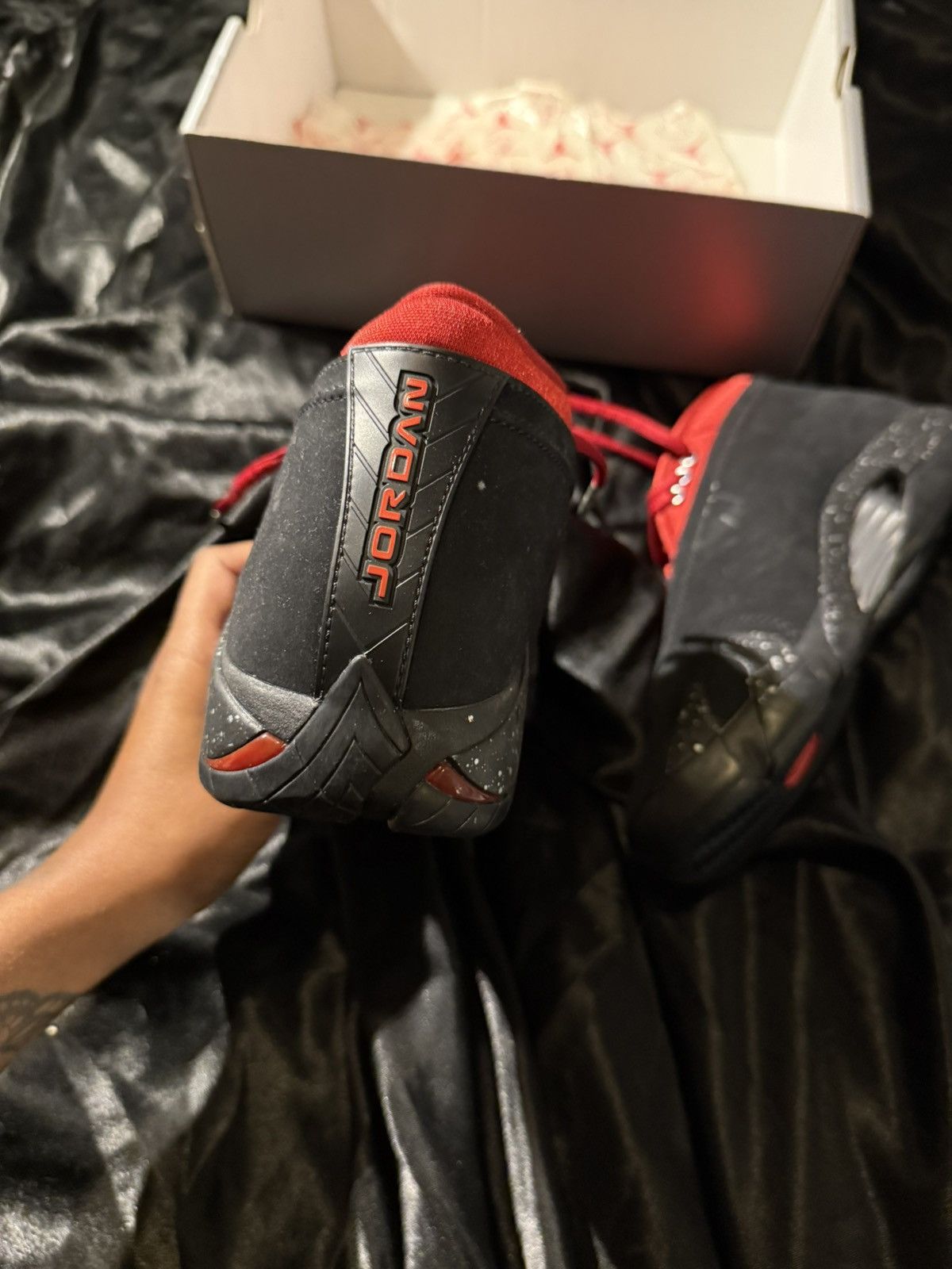 Jordan Brand 2021 Wmns Air Jordan 14 Retro Low 'Red Lipstick' Size US 6.5 / IT 36.5 - 4 Thumbnail