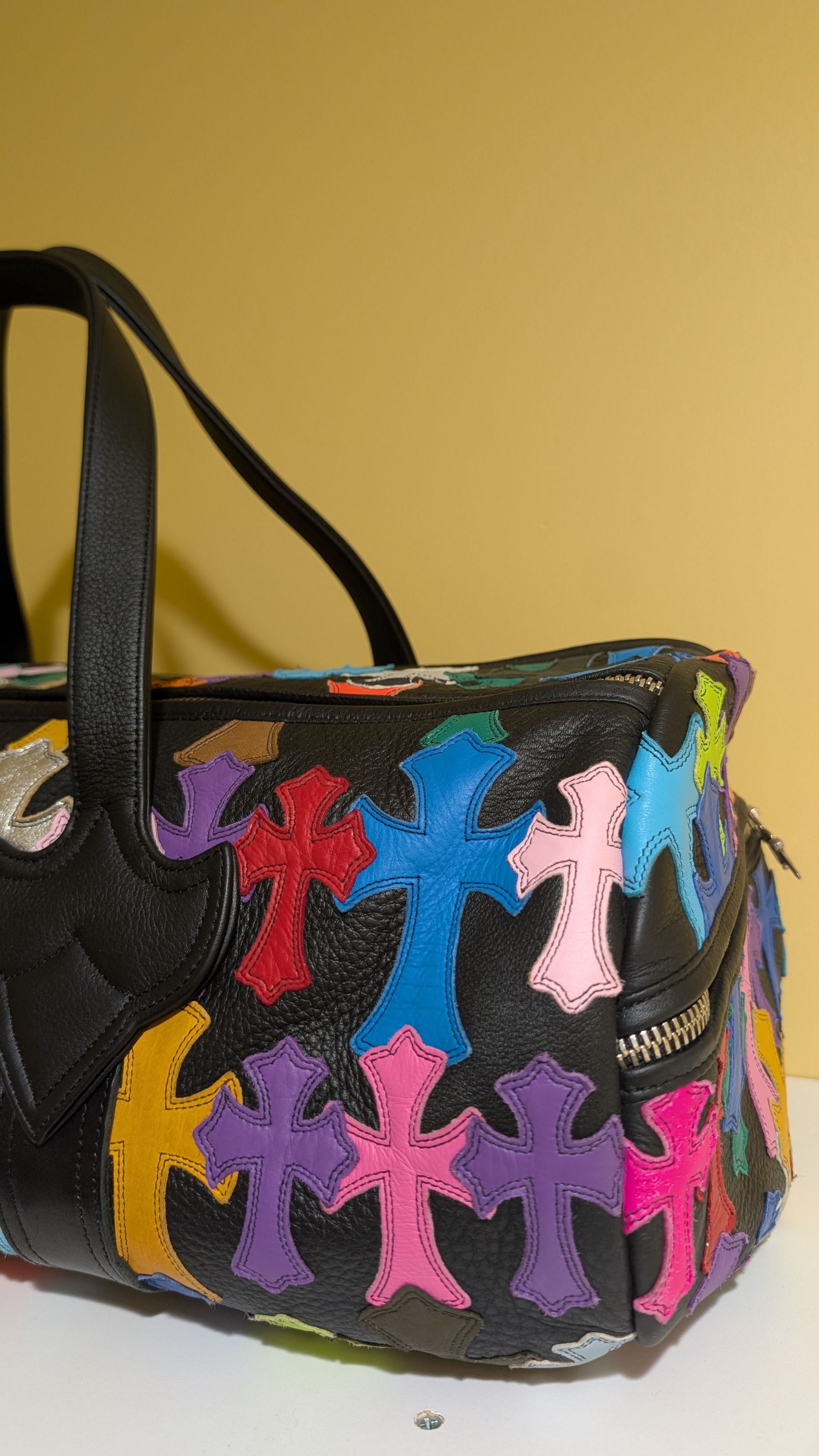 Chrome Hearts Chrome Hearts Multicolor Cross Patch Duffle Bag Large (S) Size ONE SIZE - 10 Thumbnail