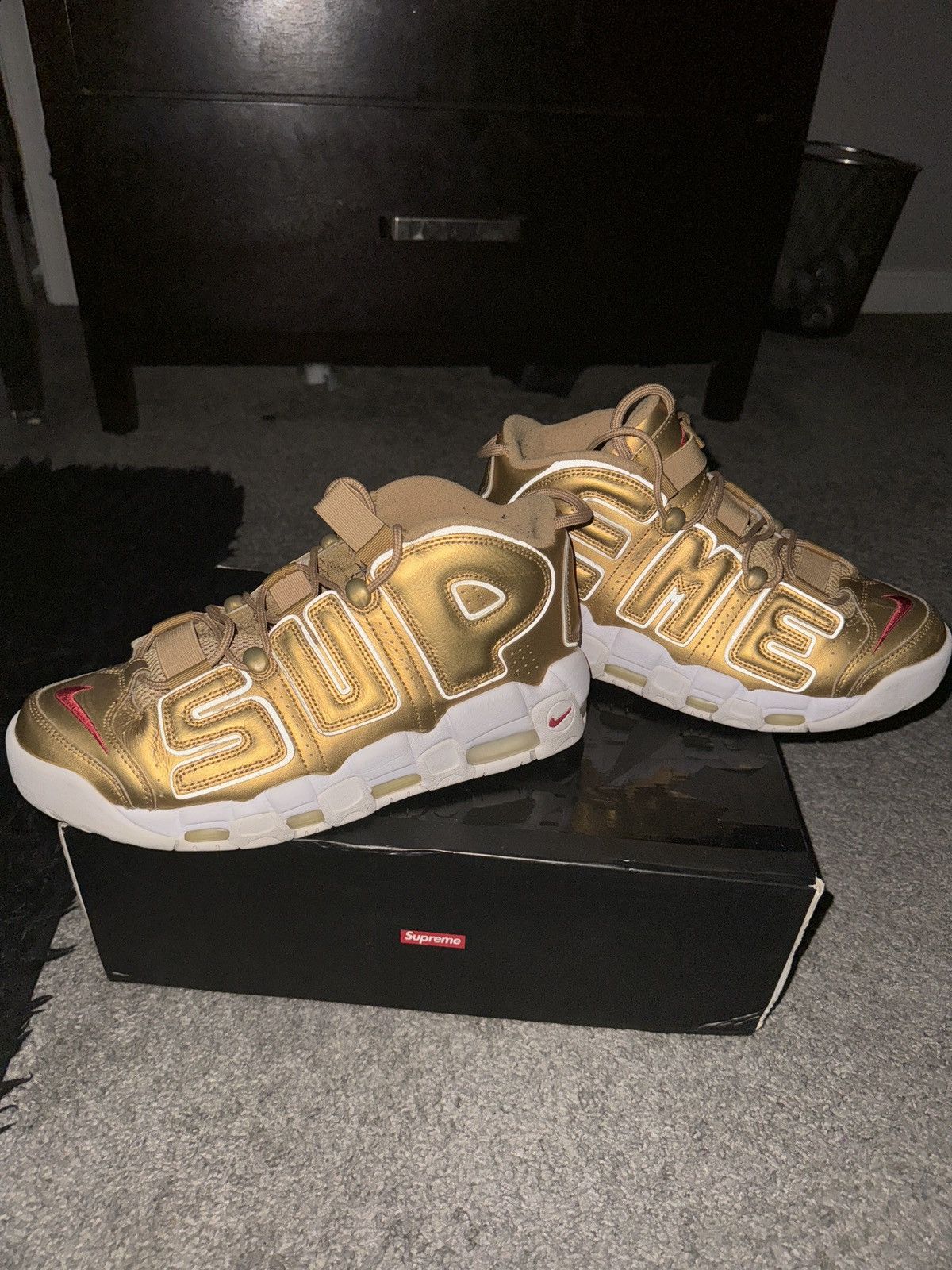Nike × Supreme Supreme Nike Uptempo Size US 9.5 / EU 42-43 - 5 Thumbnail