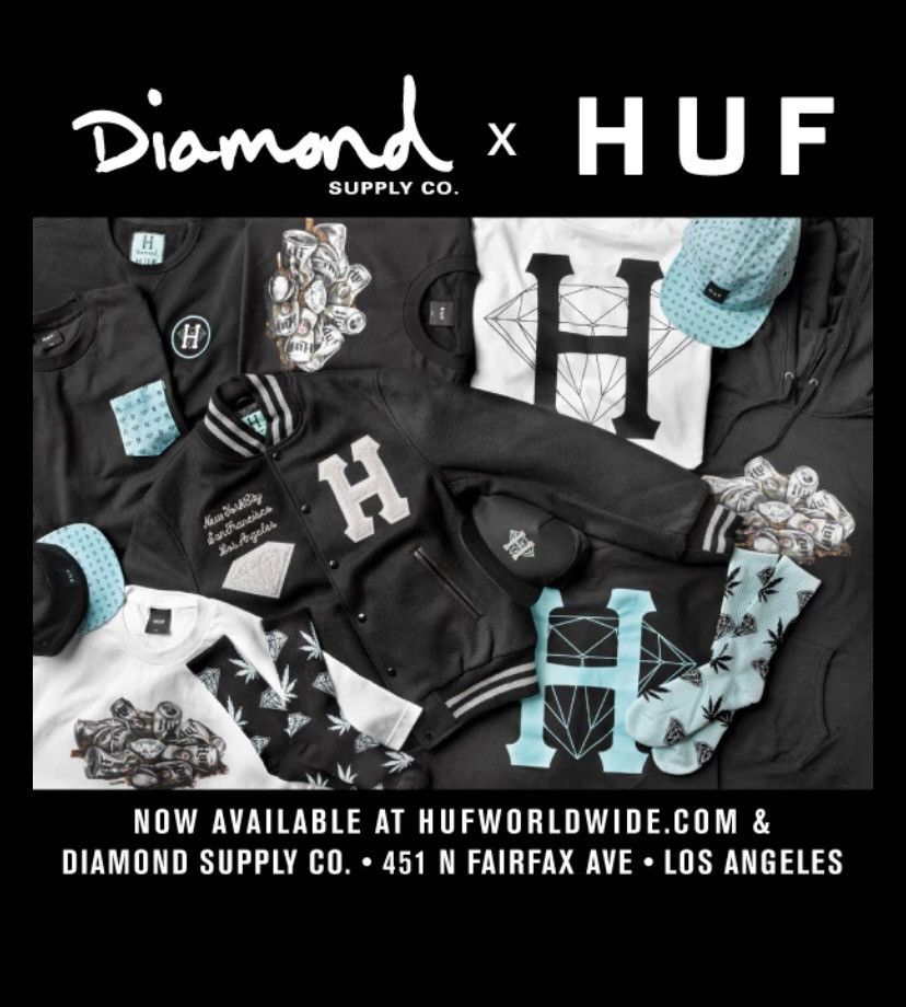 Huf Huf x Diamond Volley Camp Cap Size ONE SIZE - 2 Thumbnail