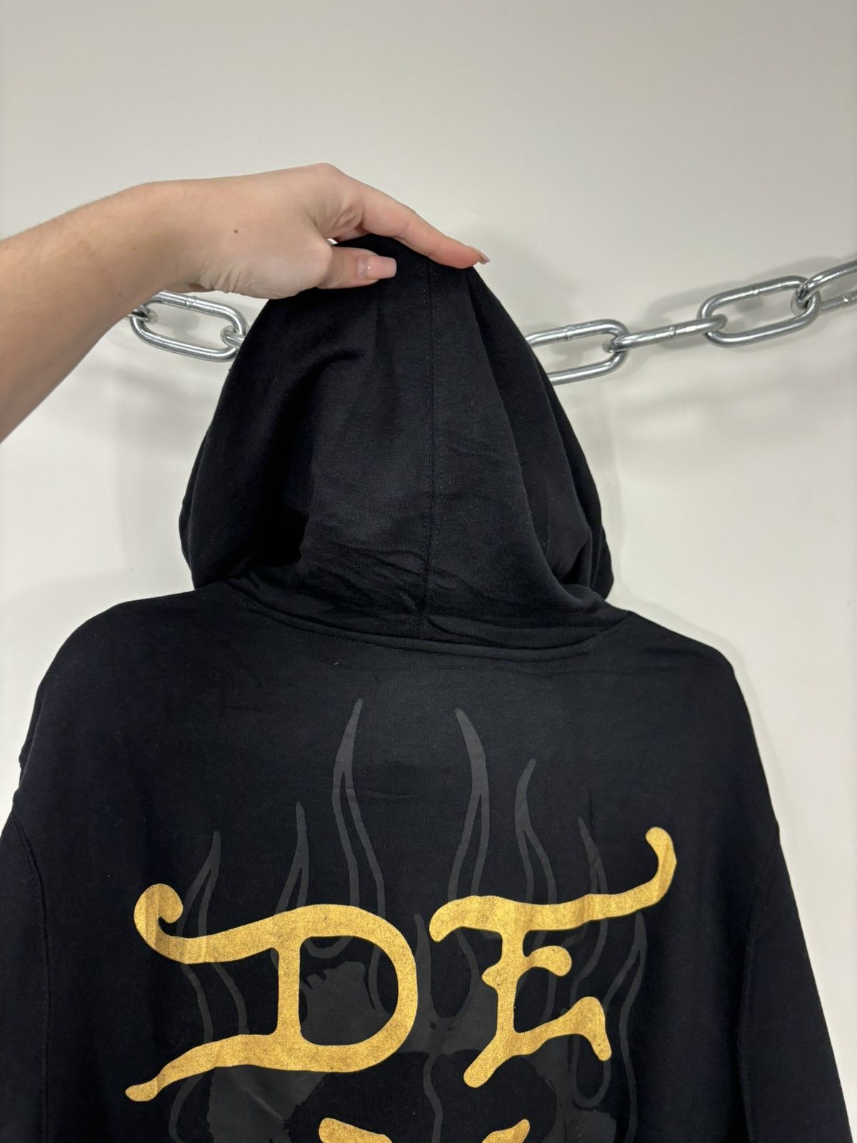 Christian Audigier Ed Hardy NEW Snake Eagle Big Logo Rare Black Hype Hoodie Size US L / EU 52-54 / 3 - 17 Thumbnail