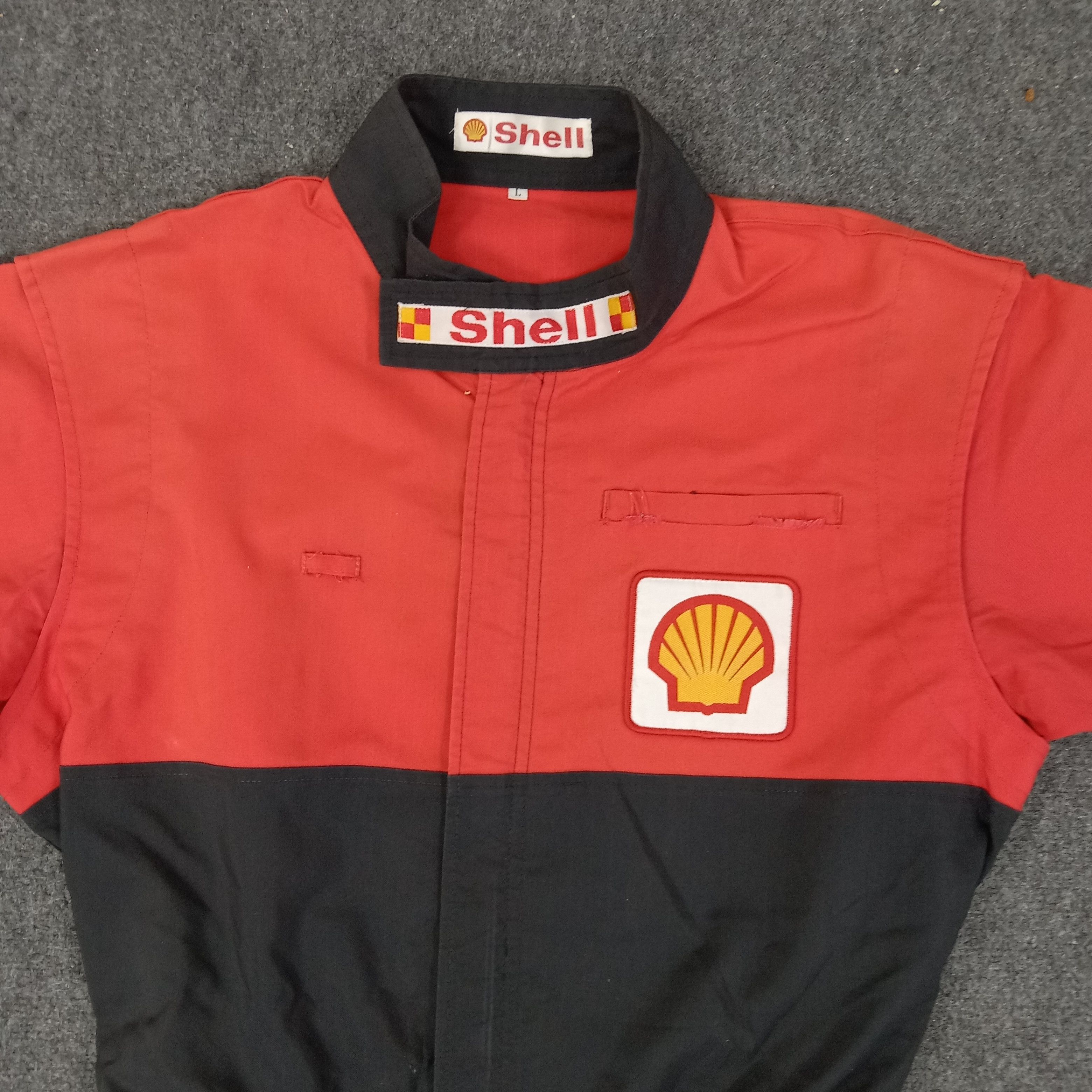 Japanese Brand Shell Racing Formula One Team Coverall Jacket C238N12 Size US M / EU 48-50 / 2 - 6 Thumbnail
