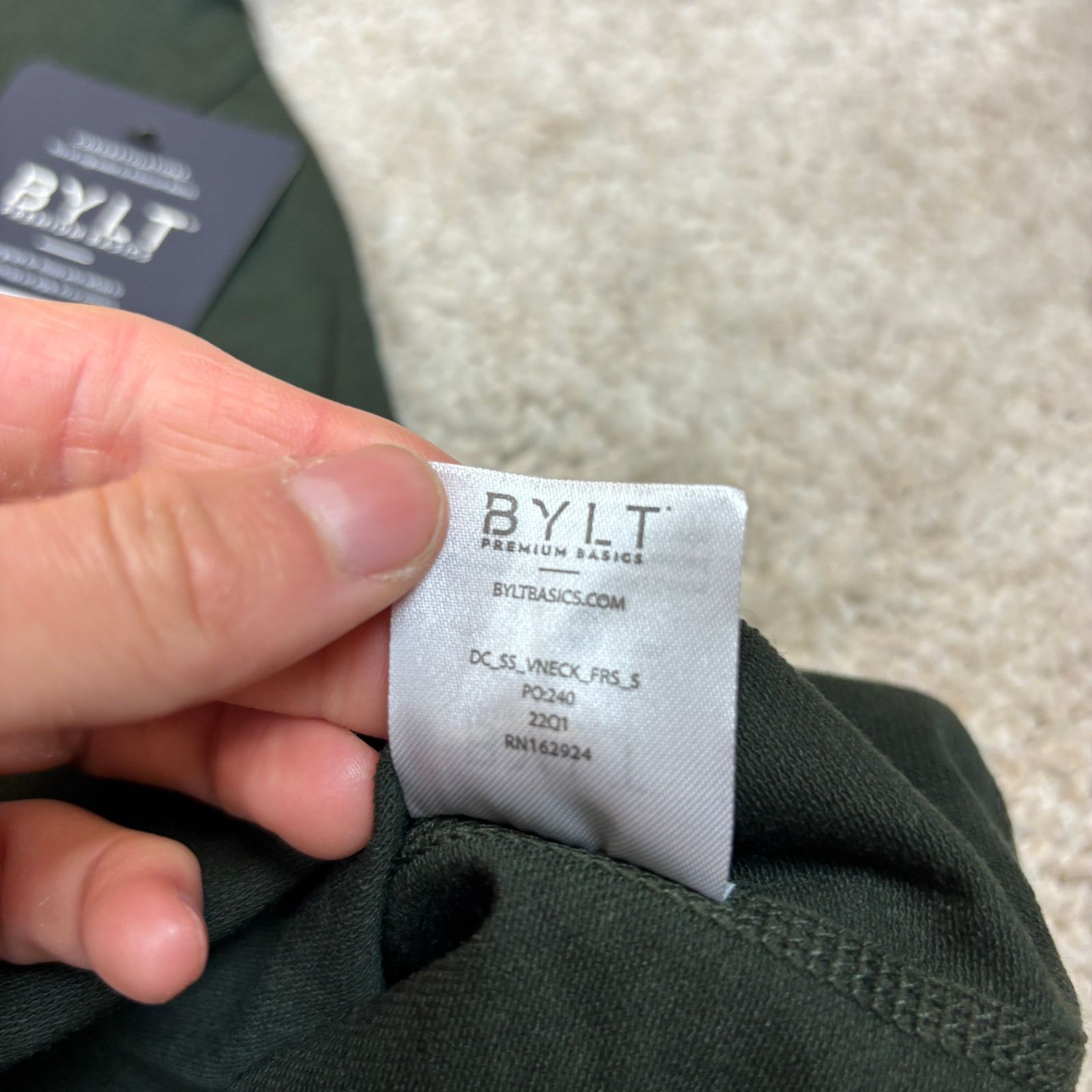 Other NWT Bylt Drop Cut V Neck Short Sleeve Shirt Men's Small Size US S / EU 44-46 / 1 - 9 Thumbnail