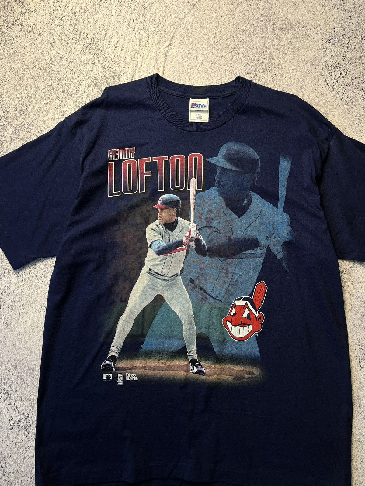 MLB Vintage 1996 Kenny Lofton Pro Player MLB Made in USA Tee Size US XL / EU 56 / 4 - 8 Thumbnail
