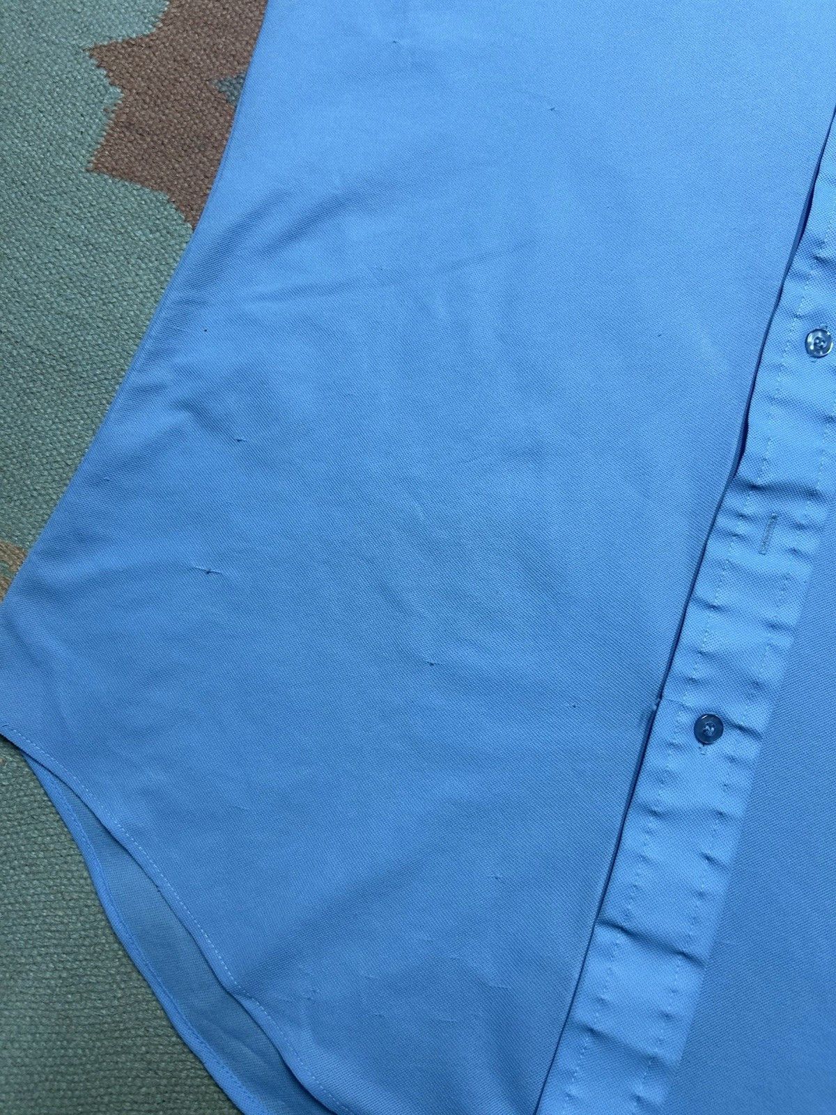 Vintage Vintage 70s polo shirt polyester knit Kmart mod men’s large Size US L / EU 52-54 / 3 - 2 Thumbnail