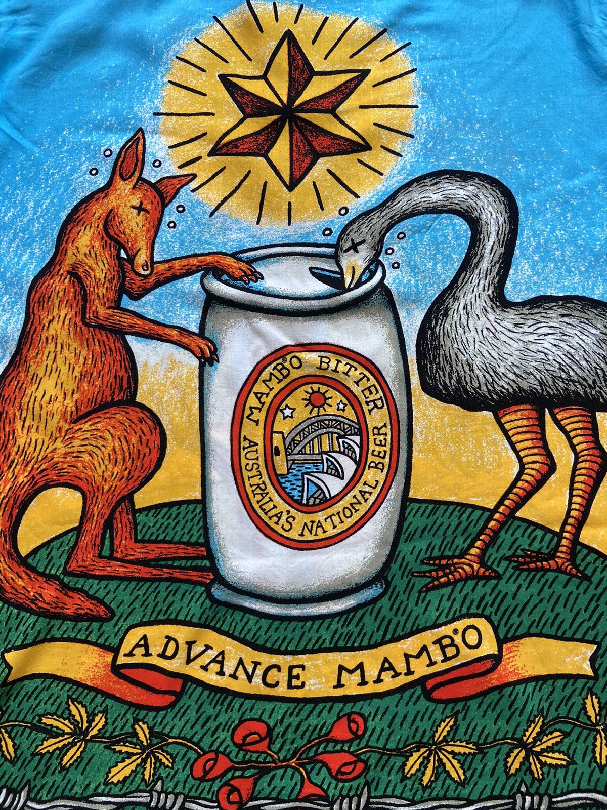 Mambo Vintage Mambo Shirt Australian Beer Tree Rare Hawaii Shirt Size US L / EU 52-54 / 3 - 4 Thumbnail