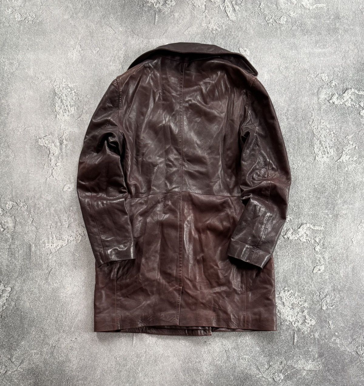 Jil Sander × Vintage Jil Sander 42 Wmns leather jacket blazer coat vintage Size M / US 6-8 / IT 42-44 - 18 Thumbnail