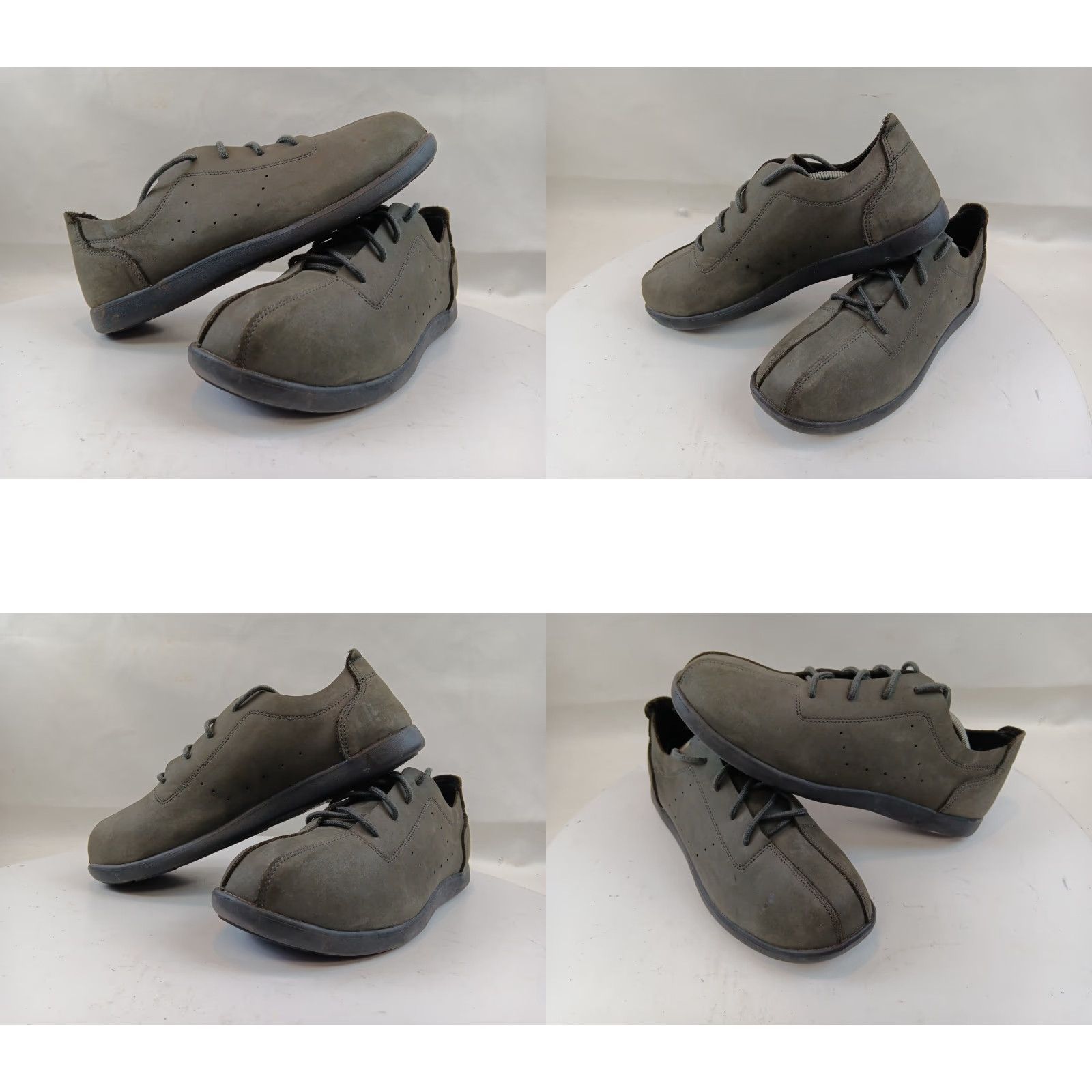 Crocs Crocs Venture Casual Shoe Mens 11M US Green Nubuck Leather Lace Up Comfort Size US 11 / EU 44 - 9 Thumbnail