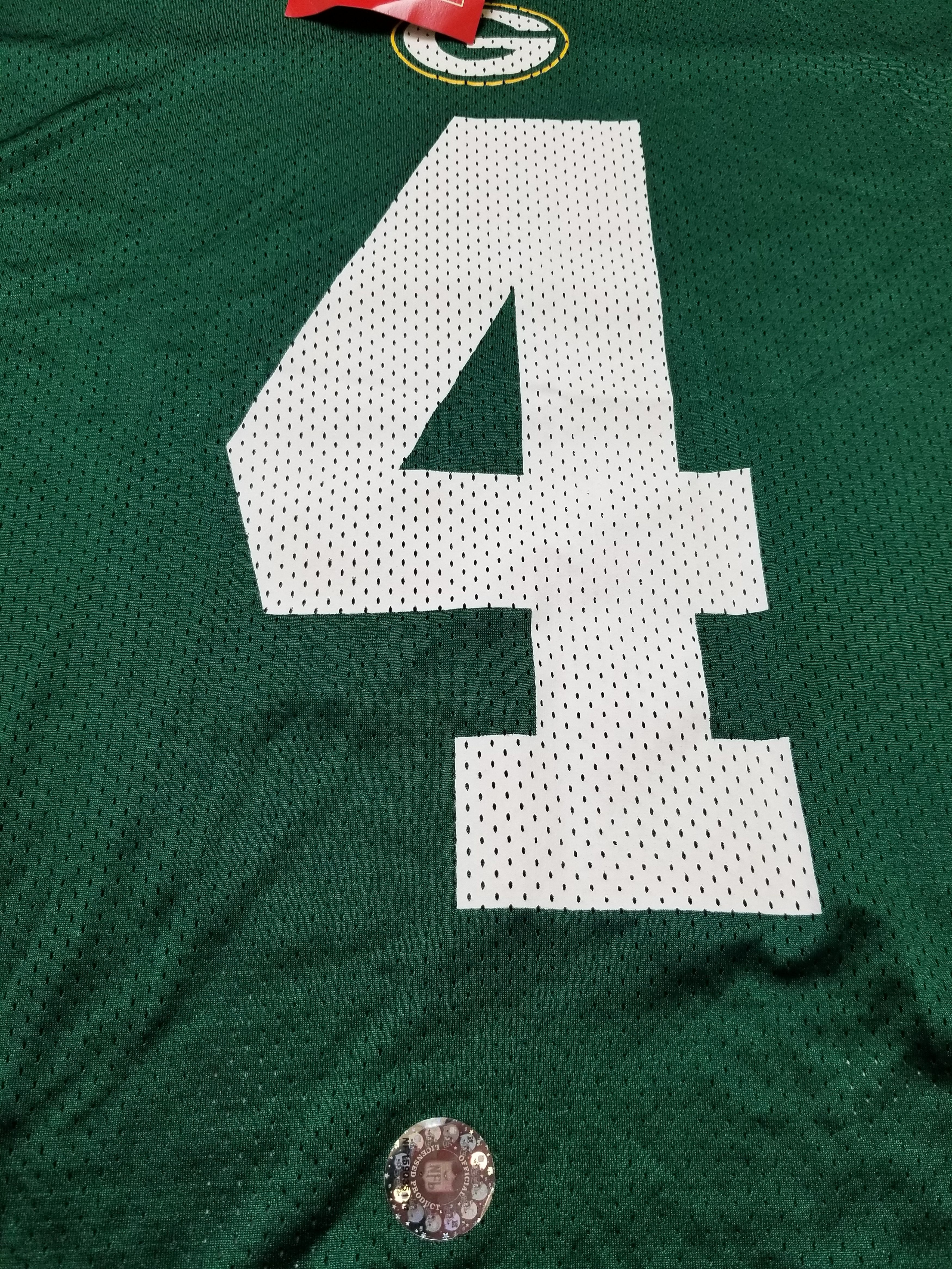 Reebok New Vintage Green Bay Packers Favre #4 Reebok NFL Jerse Size US M / EU 48-50 / 2 - 16 Thumbnail