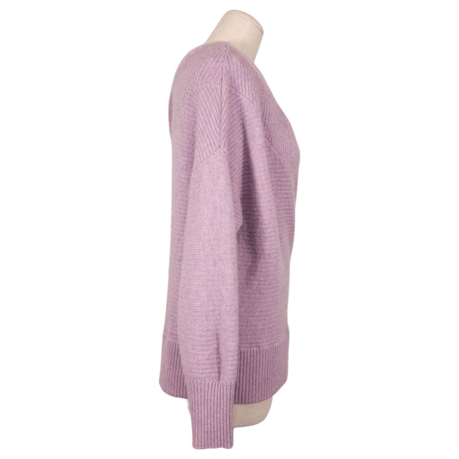 NAADAM NAADAM Off-The-Shoulder Wool Cashmere Sweater Lavender Sz M Size M / US 6-8 / IT 42-44 - 4 Thumbnail