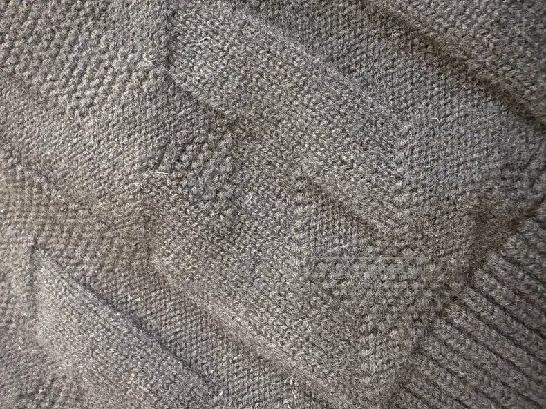 Hermes Hermes Black Knit Open Cardigan, 100% Wool, Classic Style Size S / US 4 / IT 40 - 3 Thumbnail