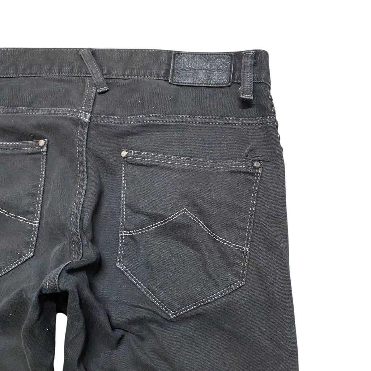Le Grande Bleu (L.G.B.) GOYA Denim Low Flare Wolf Jeans LGB Size US 31 - 11 Thumbnail