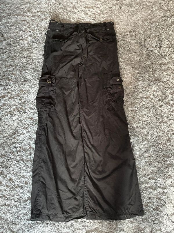 Vintage Vintage Japanese Archive Style Flare Parachute Cargo Pants Size US 26 / EU 42 - 2 Thumbnail