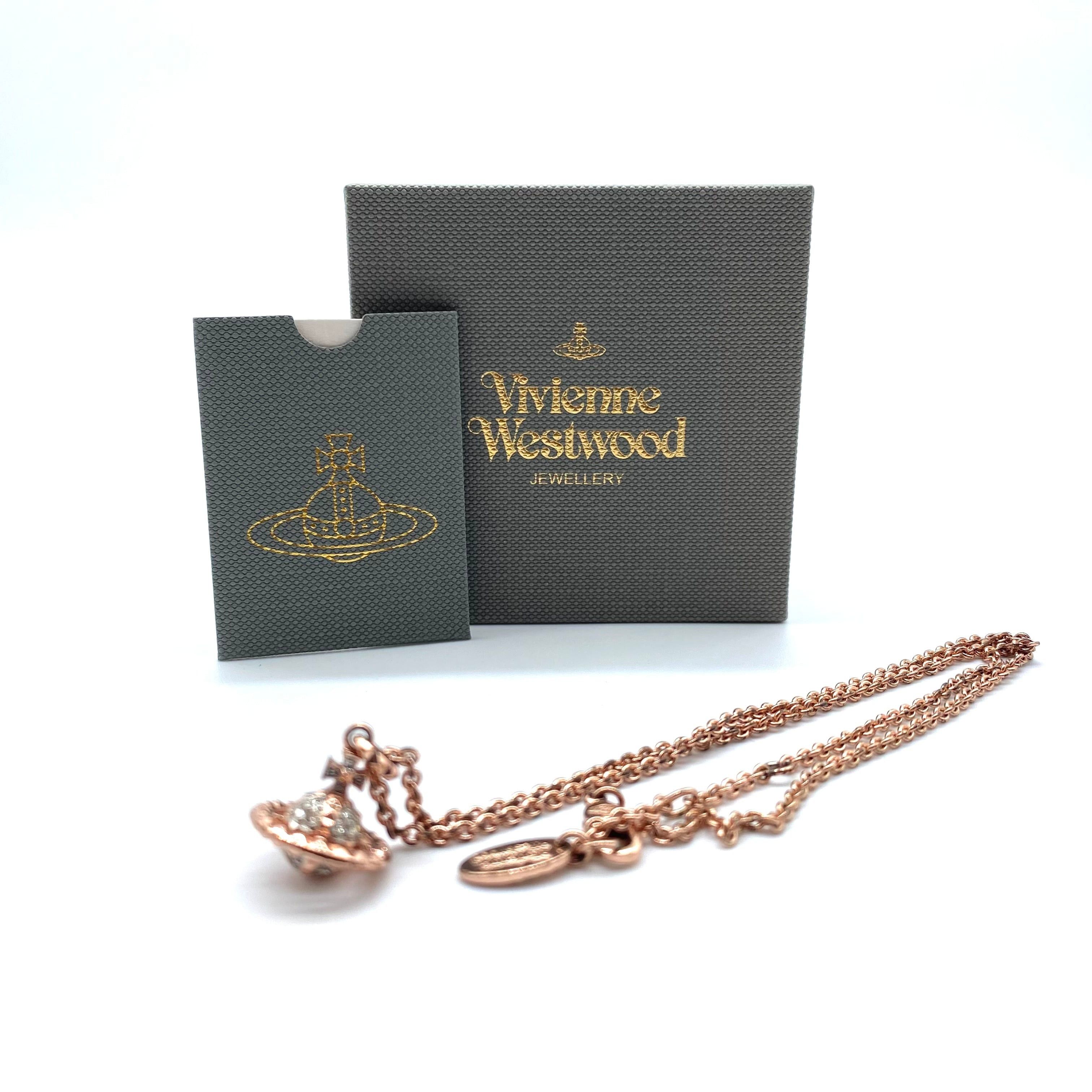 Vivienne Westwood Vivienne Westwood PETITE ORB Neckless Rose Gold Size ONE SIZE - 2 Thumbnail