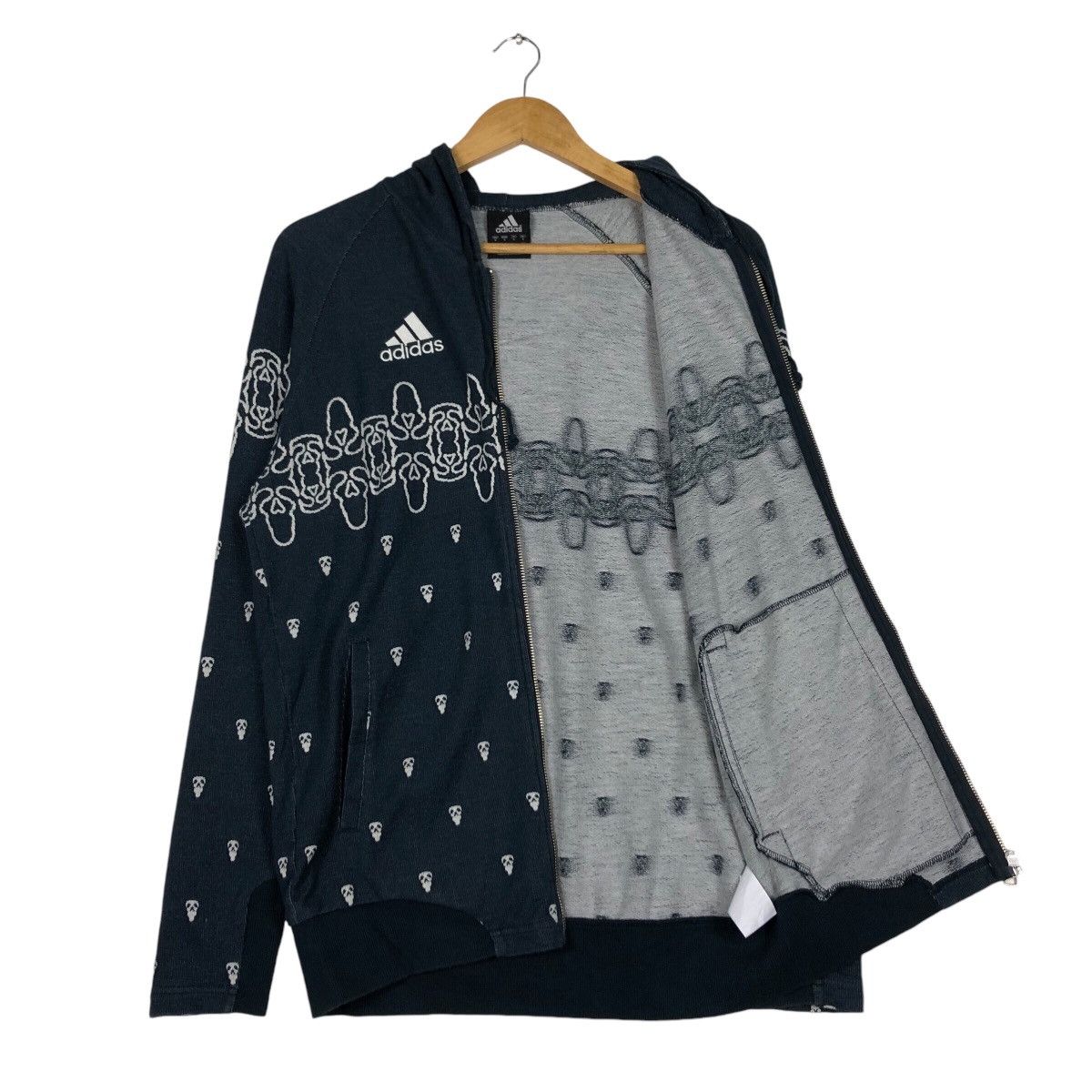 Adidas Adidas Vintage Badana Style Abstract Sweater Hoodie Small Size US S / EU 44-46 / 1 - 11 Thumbnail