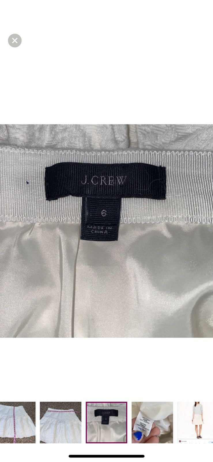 J.Crew J. Crew matelasse drop waist skirt size 6 Size 28" / US 6 / IT 42 - 6 Thumbnail