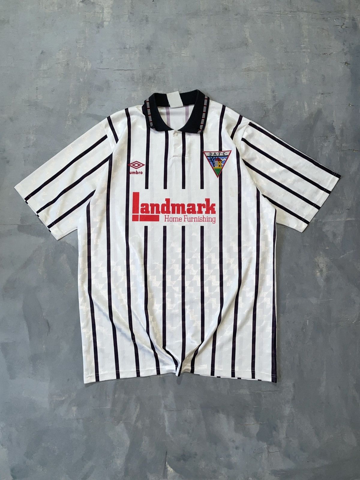 Umbro × Vintage Rare Dunfermline Athletic FC Home Shirt 1990-1992 Size US XL / EU 56 / 4 - 1 Thumbnail