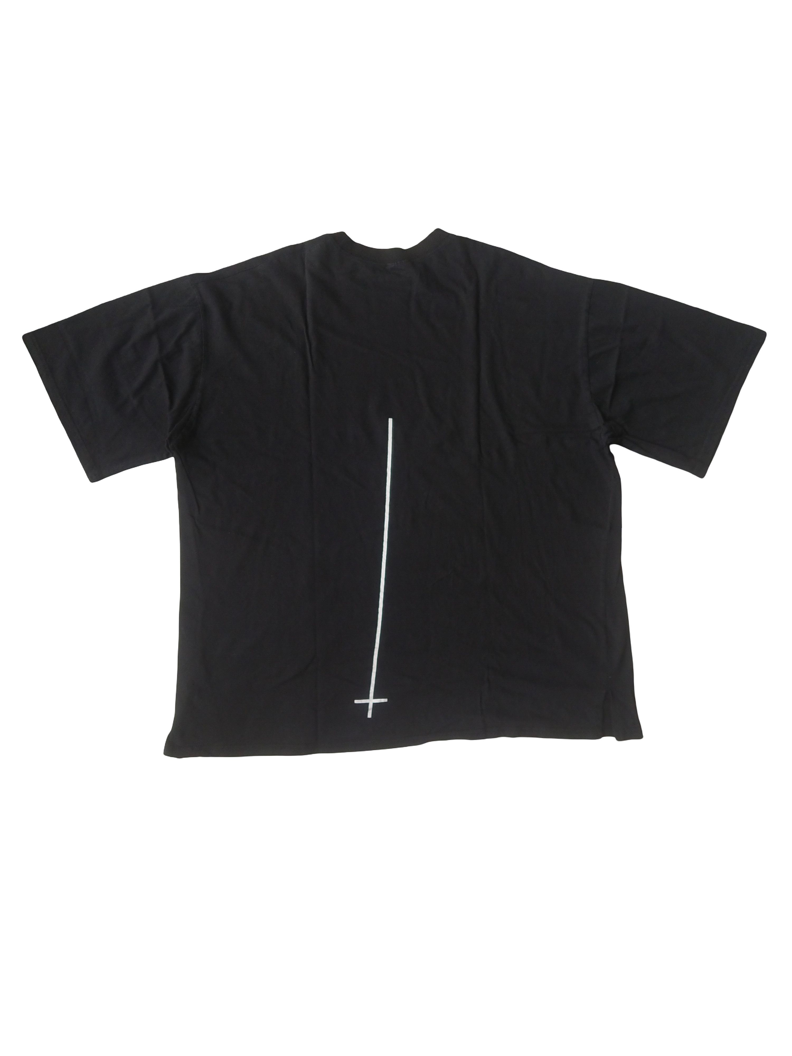 Japanese Brand ByTheR Project R Oversized Darkwear Inverted Cross Tee Japan Size US XL / EU 56 / 4 - 1 Thumbnail