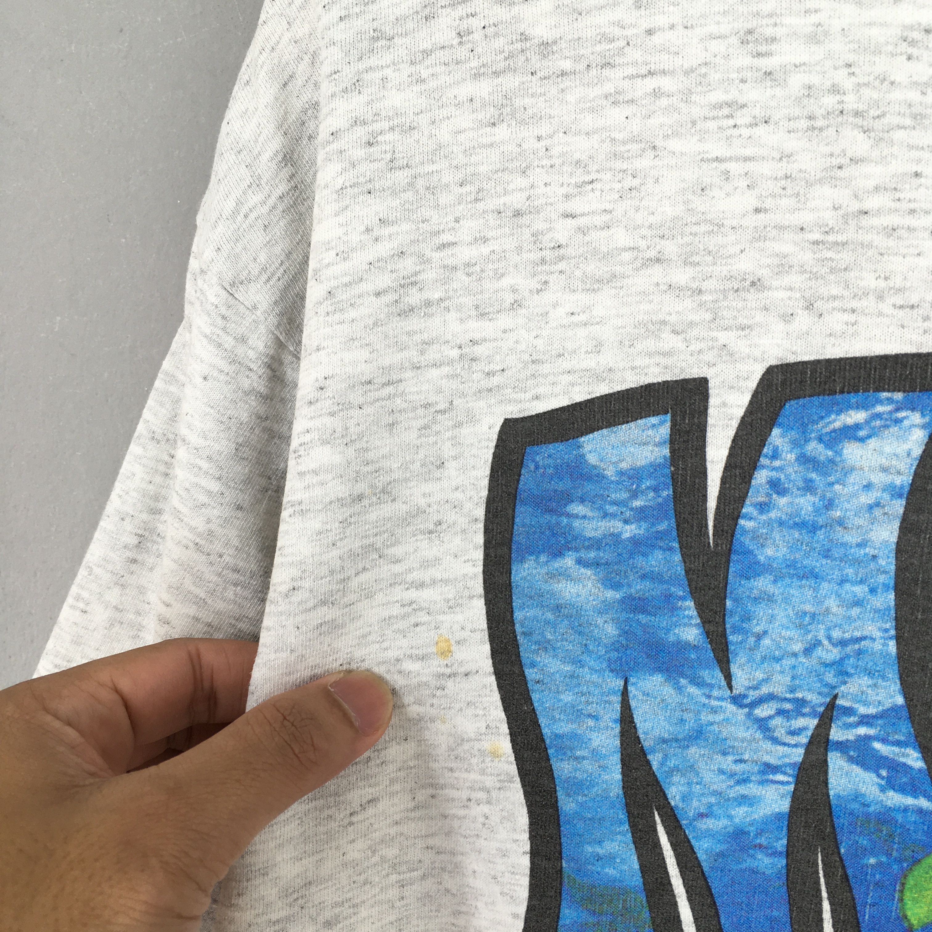 Maui and Sons × Ron Jon Surf Shop Vintage 90's Maui & Sons Sharks Surfing T shirt Medium Size US M / EU 48-50 / 2 - 5 Thumbnail
